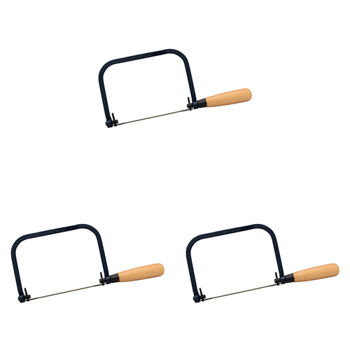 3PK Spear & Jackson Coping Saw Steel Frame Cutting Tool 270mm