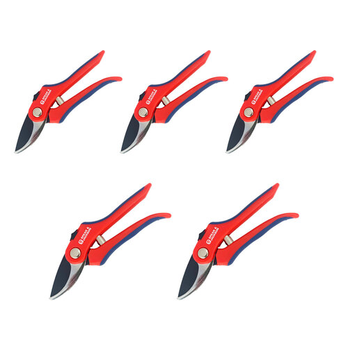 5PK Spear & Jackson Razorsharp Active Large Bypass Secateurs - Soft Grip