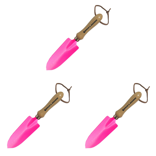 3PK Spear & Jackson Colours Hand Transplanter 160x55mm - Pink