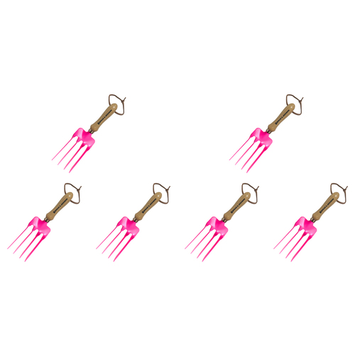 6PK Spear & Jackson Colours Hand Fork 145x70mm - Pink