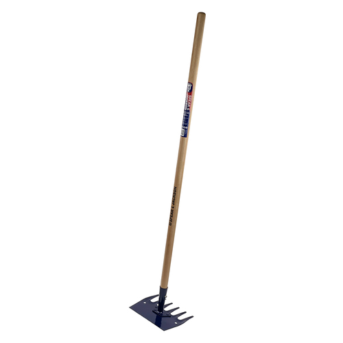 Spear & Jackson Fire Rake Hoe Garden Tool w/ Long Handle 130cm - Blue