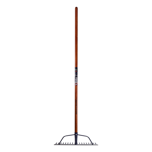 Spear & Jackson Steel Soil 18T Landscaper Rake Garden Tool 120cm - Brown