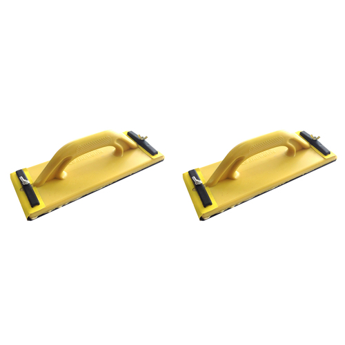 2PK Spear & Jackson Sanding Float Plastic Handle 280mm - Yellow