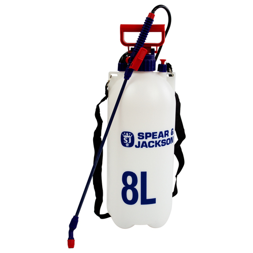 Spear & Jackson Garden 8L Pressure Sprayer Bottle - White