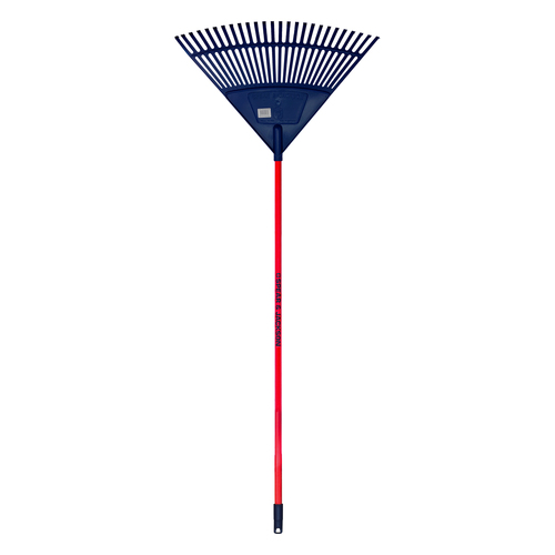 Spear & Jackson 26-Tines Plastic  Leaf Rake Metal Handle 600mm