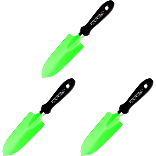 3PK Spear & Jackson Colours Gardening Transplanter - Green