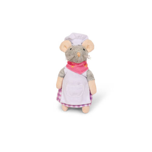 Sam & Julia 12cm Plush Baker Soft Animal Kids Toy 18m+