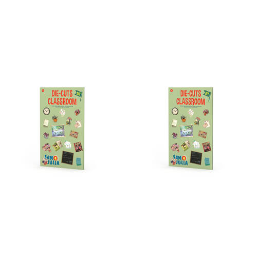 2PK Sam & Julia DieCuts Classroom Pre-Cut Miniature Decor 6y+