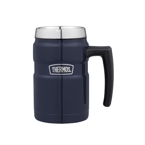 Thermos Stainless King S/Steel Vacuum Insulated Camping Mug Midnight Blue 470ml