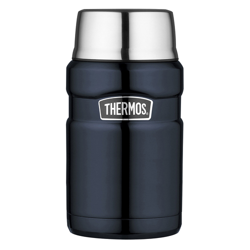 Thermos Stainless King Vacuum Insulated Food Jar Midnight Blue 710ml