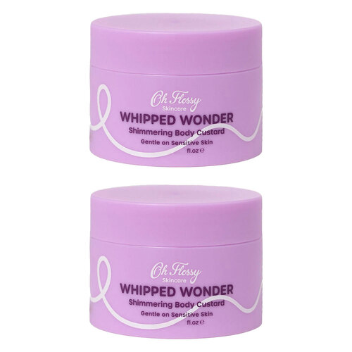 2PK Oh Flossy Skincare 50ml Whipped Wonder Shimmering Body Custard