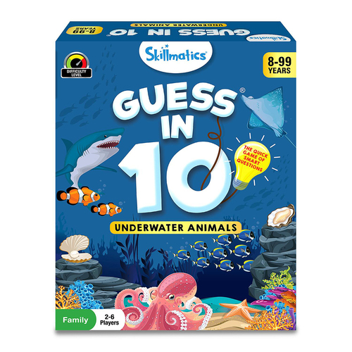 Skillmatics Guess in 10 Underwater Animals Kids/Childrens Toy 8+