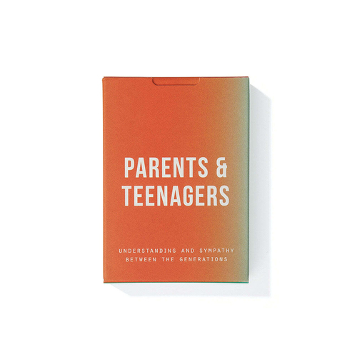 52pc The School Of Life 9cm Parents & Teenagers Prompt Cards Set