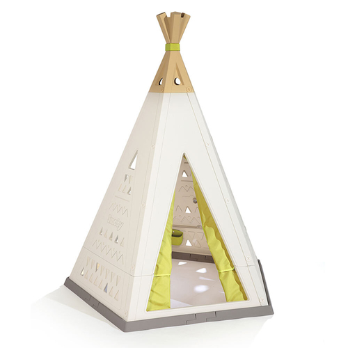 Smoby Teepee Kids Tent Interactive Outdoor Pretend Toy 2y+