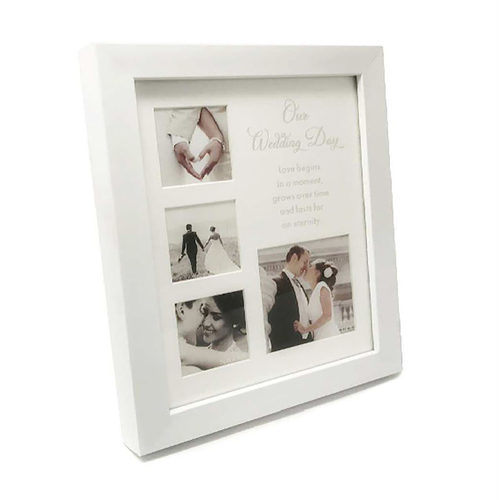 Our Wedding Composite Wooden Photo Frame Home Decor 21x24cm