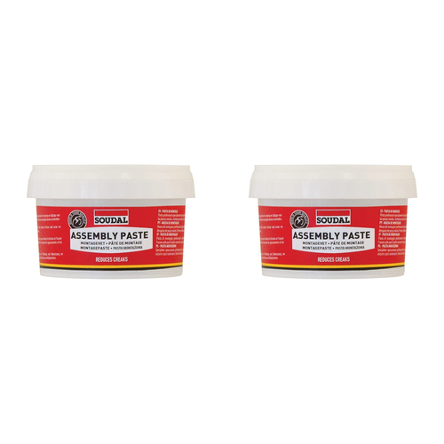 2PK Soudal Bike/Bicycle Moving Parts Assembly Paste 200ml