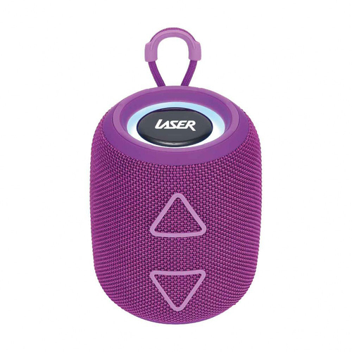 Laser Portable Mini Fabric Wireless Bluetooth Speaker - Purple