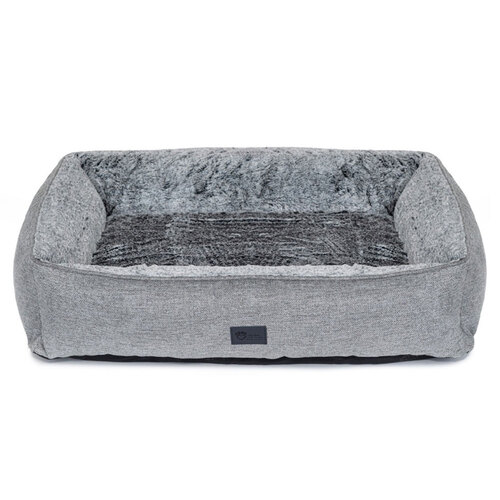 Superior Pet Goods Large Ortho Lounger Artic Faux Fur Pet/Dog Bed