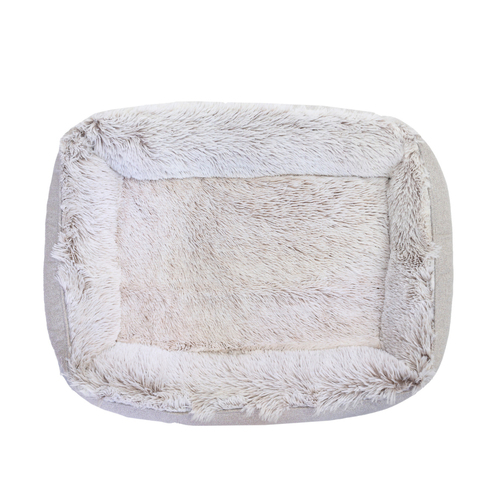 Superior Pet Plus Ortho Dog Lounger Aspen Faux Fur Mini