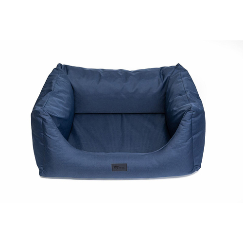 Superior Pet Plus High Side Hideout Ortho Pet Bed Ripstop Blue Small 87cm