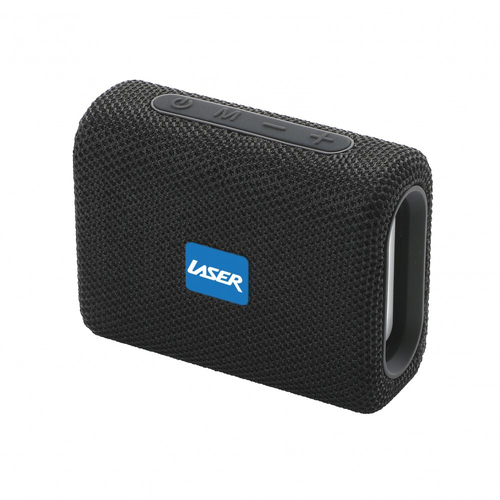 Laser Mini Portable Wireless Bluetooth Speaker - Black