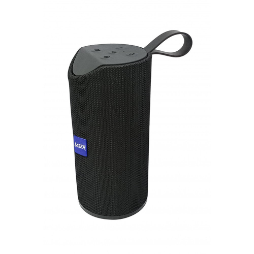 Laser Barrell Portable Wireless Bluetooth Speaker - Black