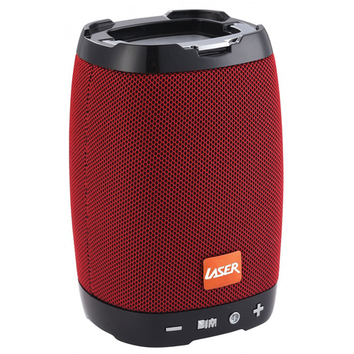 Laser 5W Bluetooth Wireless Speaker w/ Phone Holder - Red