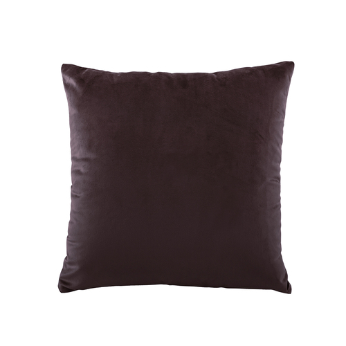 Bianca Vivid Coordinates Square Plum Velvet Cushion 43cm 