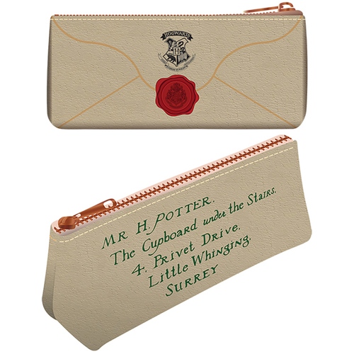 Wizarding World Harry Potter Letter to Hogwarts Themed Pencil Case