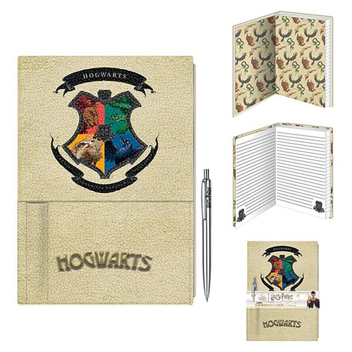 Wizarding World Harry Potter Intricate houses Premium Notebook With Pen Set