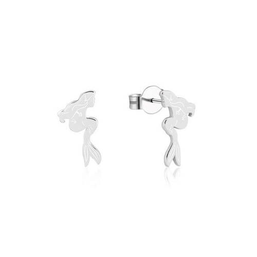 Couture Kingdom Disney Princess The Little Mermaid Stud Earrings 12mm Silver