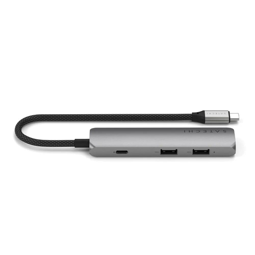 Satechi 4-In-1 USB-C Slim Multiport Adapter - Space Grey