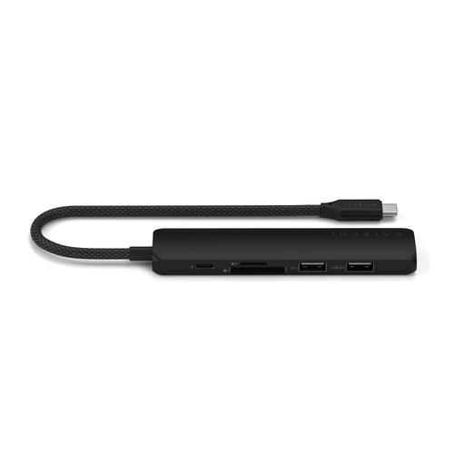 Satechi 6-In-1 USB-C Slim Multiport Adapter - Black