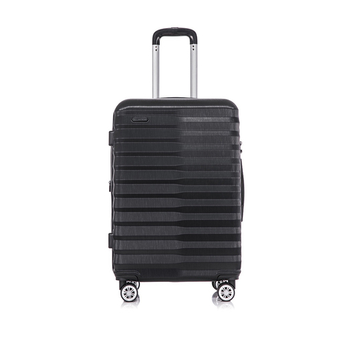 SwissTech Odyssey 76L/66cm Checked Luggage - Black