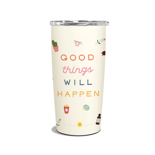 Studio Oh Insulated S/S 500ml Coffee Tumbler - Good Things Will Happen