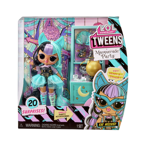 L.O.L Surprise Tweens Masquerade Party Kat Mischief Kids Toy Doll 3y+