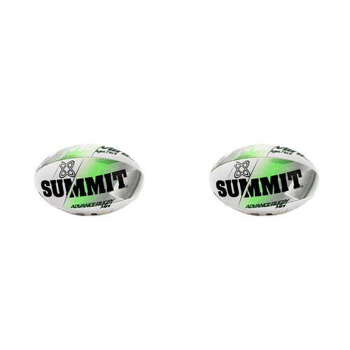 2PK Summit Global Advance Rugby Union Ball Mini Size 3 - White