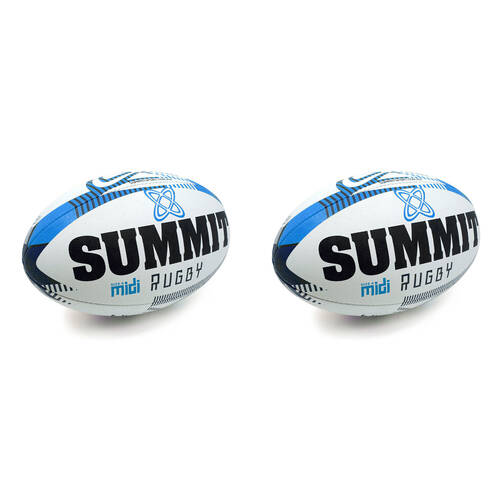 2PK Summit Global Advance Rugby Union Ball 3.0 Size 4 - Blue