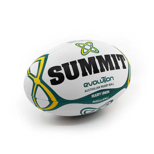 Summit Global Evolution Rugby Union Ball 2.0 Size 5 - White