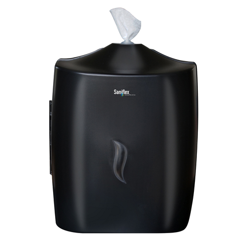 Saniflex Wall Mounted Wipe Dispenser Black Home cleaning