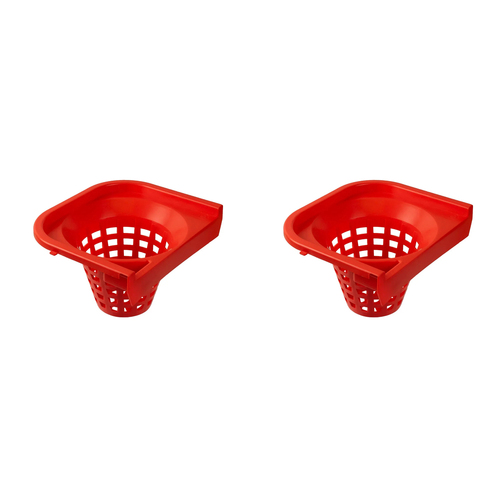 2PK SYR Plastic Bulldog Sieve Floor Cleaning For Bulldog Bucket - Red