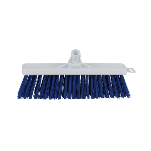 SYR Hard Push Nylon Bristles Broom 30cm Head - Blue