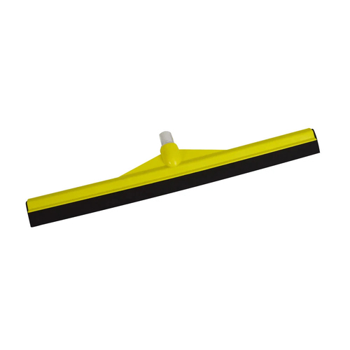 SYR Plastic Floor Squeegee Rubber 45cm Head - Yellow