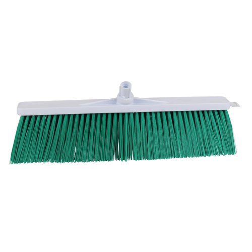 SYR Nylon Yard Broom Outdoor/Garage Cleaner - Green