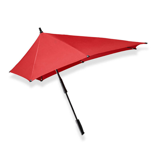 Senz 110cm XXL Stick Storm Umbrella Sun Shade Passion Red