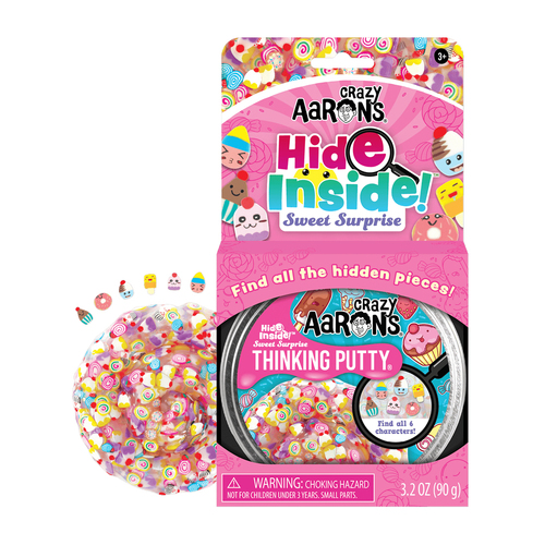 Crazy Aarons Thinking Putty Sweet Surprise Hide Inside Toy 10cm 3y+