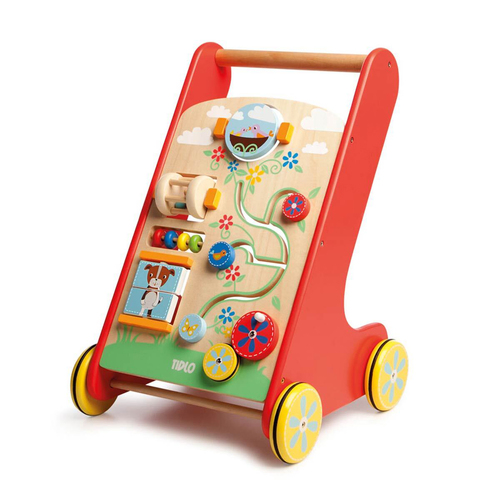 Tidlo Activity Walker Wooden Educational Toy Kids/Toddler 12m+