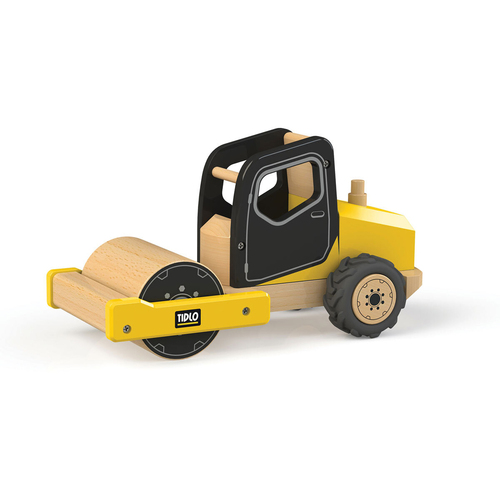 Tidlo Road Roller Figure 27cm Wooden Toy Kids Pretend Play 3+