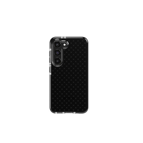 Tech21 EvoCheck Ascot Phone Case For Samsung Galaxy S23 - Smokey/Black