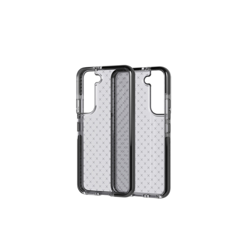 Tech21 EvoCheck Phone Case For Samsung Galaxy S22 - Smokey/Black